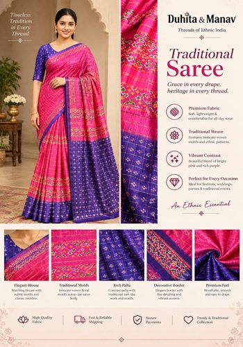 Traditional Ethnic Saree