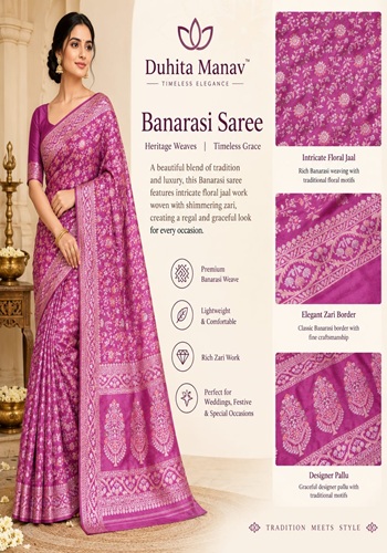 Banarasi Silk Saree Heritage Weaves